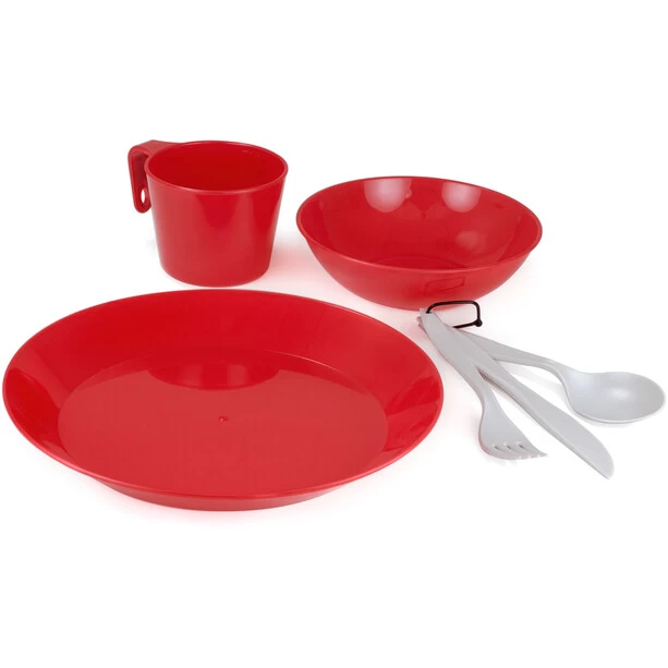 GSI Cascadian Set De Table 1 Personnes, Rouge