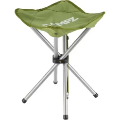 CAMPZ Tabouret Pliant 4 Pieds, Olive