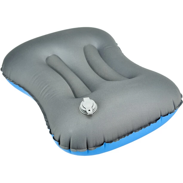 CAMPZ Coussin D'air Rectangulaire, Bleu/gris – Image 3