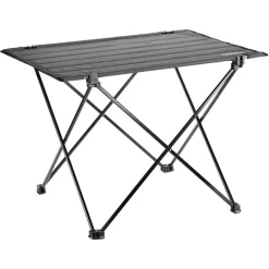 CAMPZ Table Enroulable 55x42x40cm Ultra Light, Noir/gris