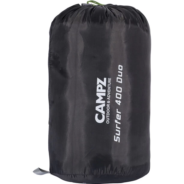 CAMPZ Surfer 400 Sac De Couchage Duo, Gris/vert – Image 5