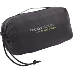 Cocoon Synthethic Pillow S, Noir/gris