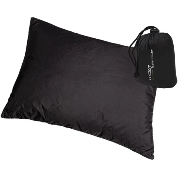 Cocoon Synthetic Pillow, Noir