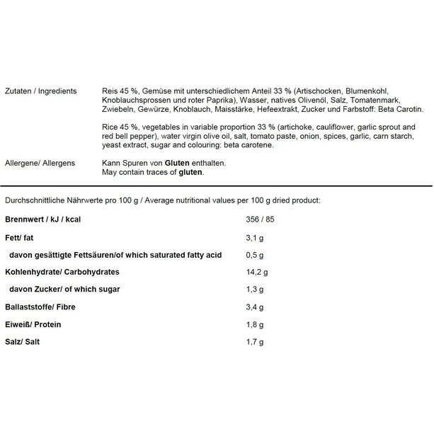 Forestia Heater Repas Outdoor Vegan 350g – Image 2