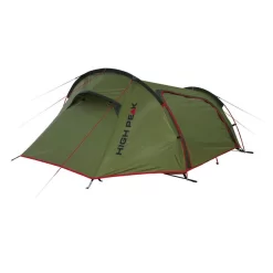 High Peak Sparrow 2 Tente, Olive/rouge