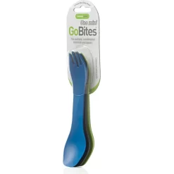 Humangear GoBites UNO Mini Couverts 3 Pack, Bleu/gris