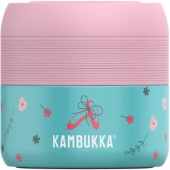Kambukka Bora Bocal à Aliments 400ml, Turquoise/rose