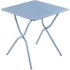 Lafuma Mobilier Balcony Table Steel Top, Bleu