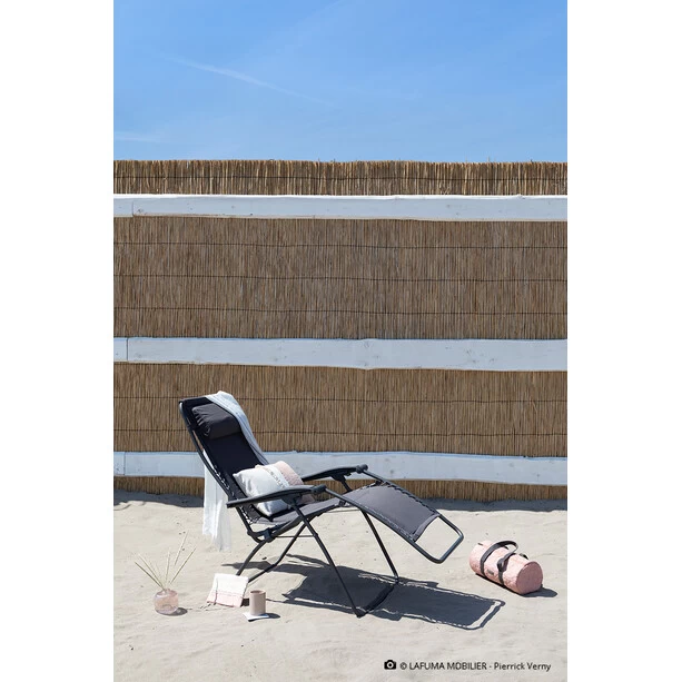 Lafuma Mobilier RSX Chaise Longue Polycoton, Gris – Image 3