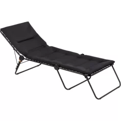Lafuma Mobilier Siesta L Transat Air Comfort, Noir
