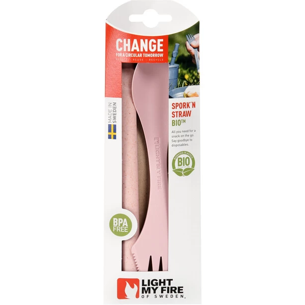 Light My Fire Spork´n Straw BIO, Rose – Image 3