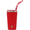 MIZU Tumbler 16 Avec Paille Rouge, Rouge