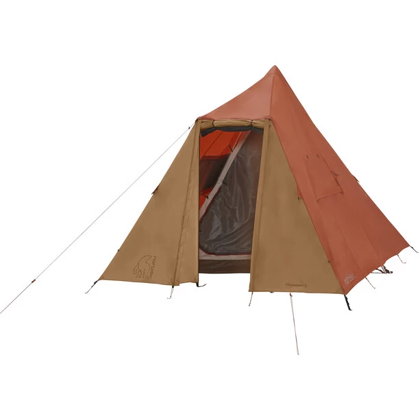 Nordisk Thrymheim 3 PU Tente, Rouge/beige – Image 3
