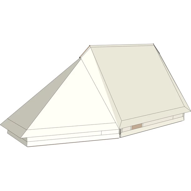 Nordisk Vimur Adaptateur Zip Large, Beige – Image 3