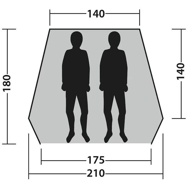 Outwell Compton Abri De Plage, Gris – Image 5