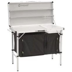 Outwell Drayton Table De Cuisine, Noir/blanc