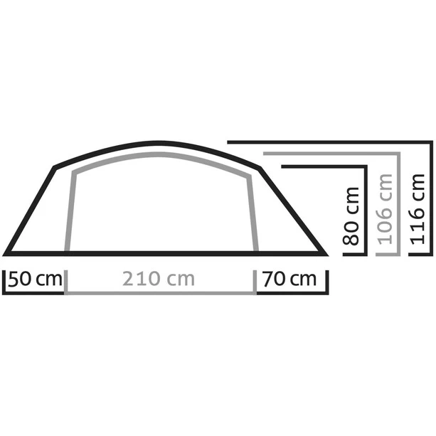 SALEWA Sierra Leone II Tente, Gris – Image 3