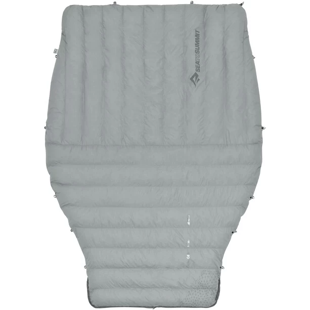 Sea To Summit Cinder Cd2 Integrated Down Quilt Regular, Gris