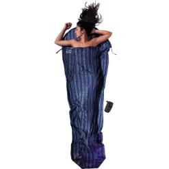 Cocoon MummyLiner Soie, Bleu