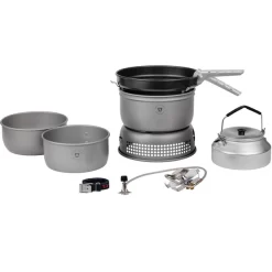 Trangia 25-4 HA ALU Réchaud Et Ustensiles Aluminium Ultraléger Avec Brûleur à Gaz