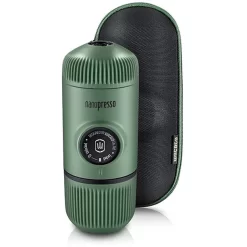 Wacaco Nanopresso Portable Espresso Machine With Protective Case, Olive